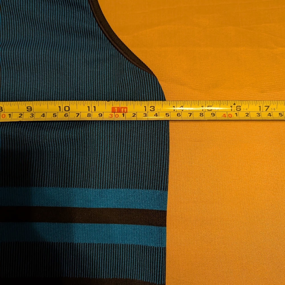 Ryka Black And Gray Athletic Tank Top With Blue Stripes - Picture 6 of 8